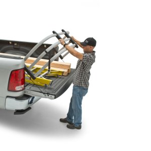 Ford F-250 Truck Bed Tailgate Extender - AMP Research - BedXtender HD Max U-Shape Design - Silver - `99-`23